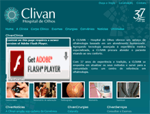 Tablet Screenshot of clivan.com.br